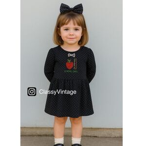 Vintage Buster Brown size 5 embroidered “School Days” Dress